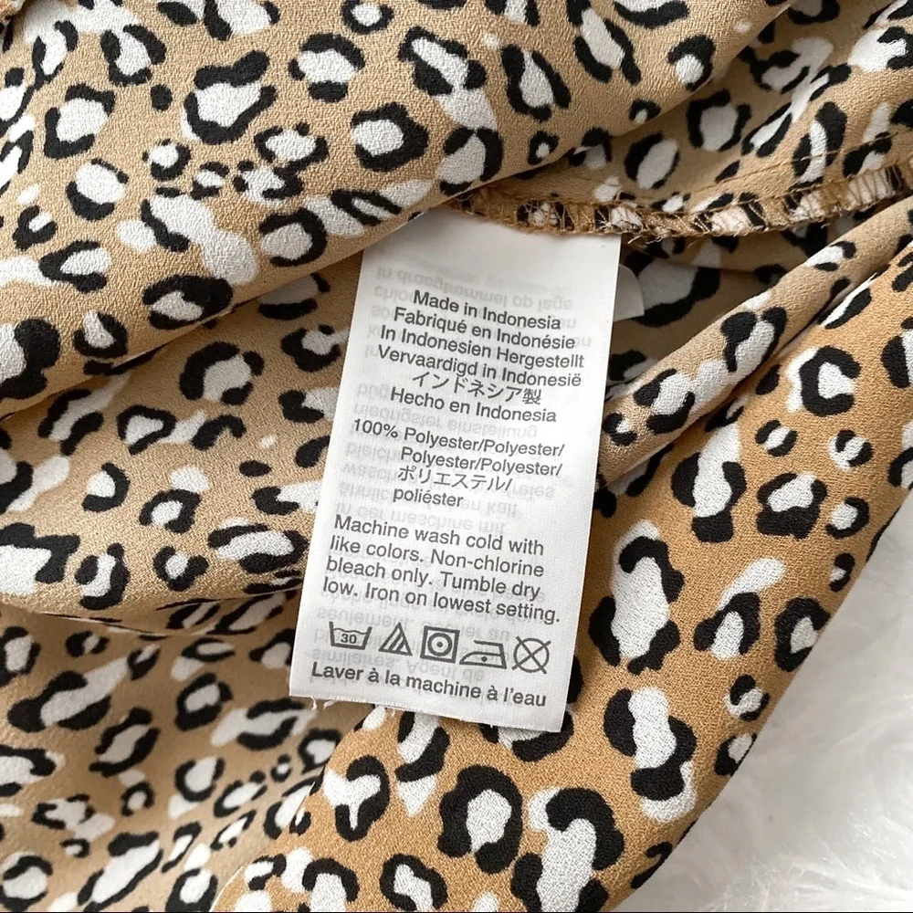 J. Crew Leopard Tank Top